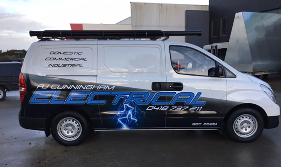 aj-cunningham-van Professional Van Signage | BENHER Melbourne - BENHER