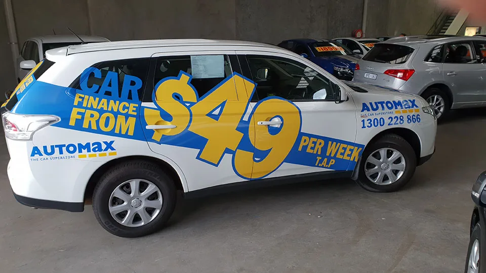 automax-suv-side-wrap-by-benher-signs High-Quality Car & Boat Wraps | BENHER Signage Melbourne - BENHER
