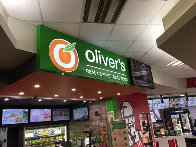 Oliver's Restaurant Signage
