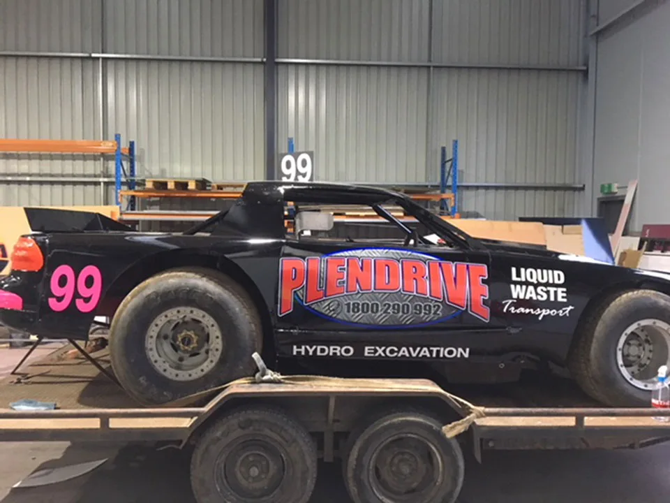 plendrive-race-car High-Quality Car & Boat Wraps | BENHER Signage Melbourne - BENHER